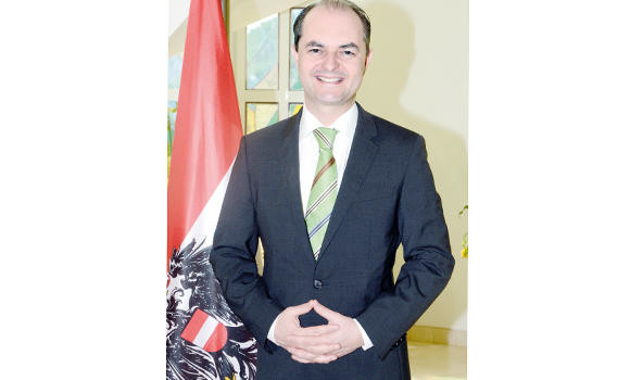 I remain calm when others get excited, says Austrian envoy