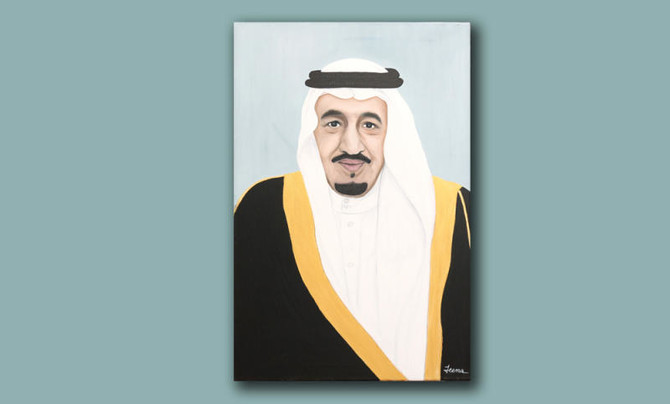 Painter dedicates king’s portrait to nation