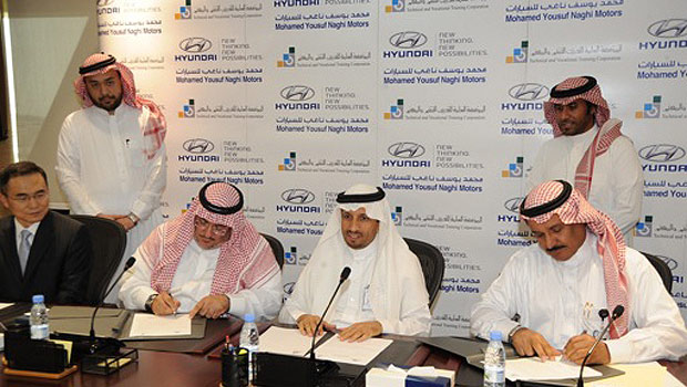 TVTC, MYNM (Hyundai) sign deal to train 400 young Saudis
