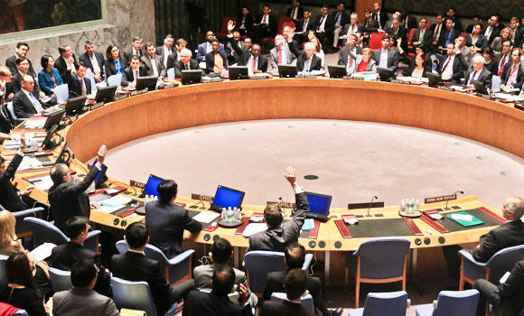 UN veto by Russia and China on Syria denounced
